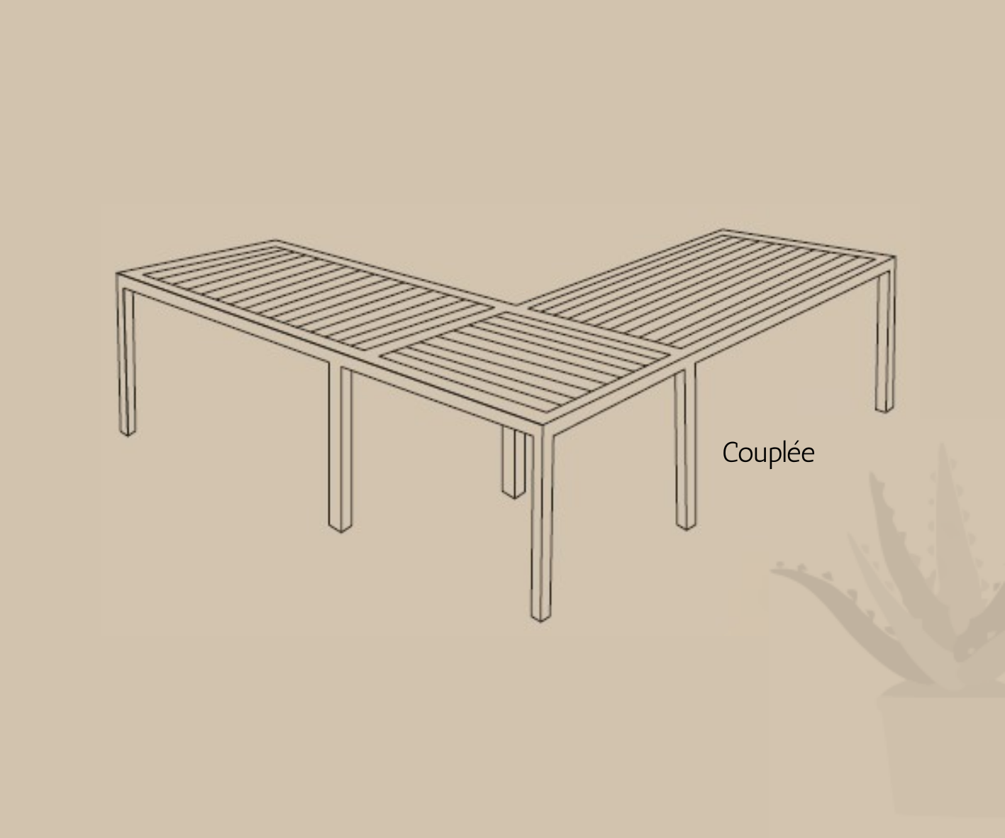 Pergola SUNWAY à lames fixes