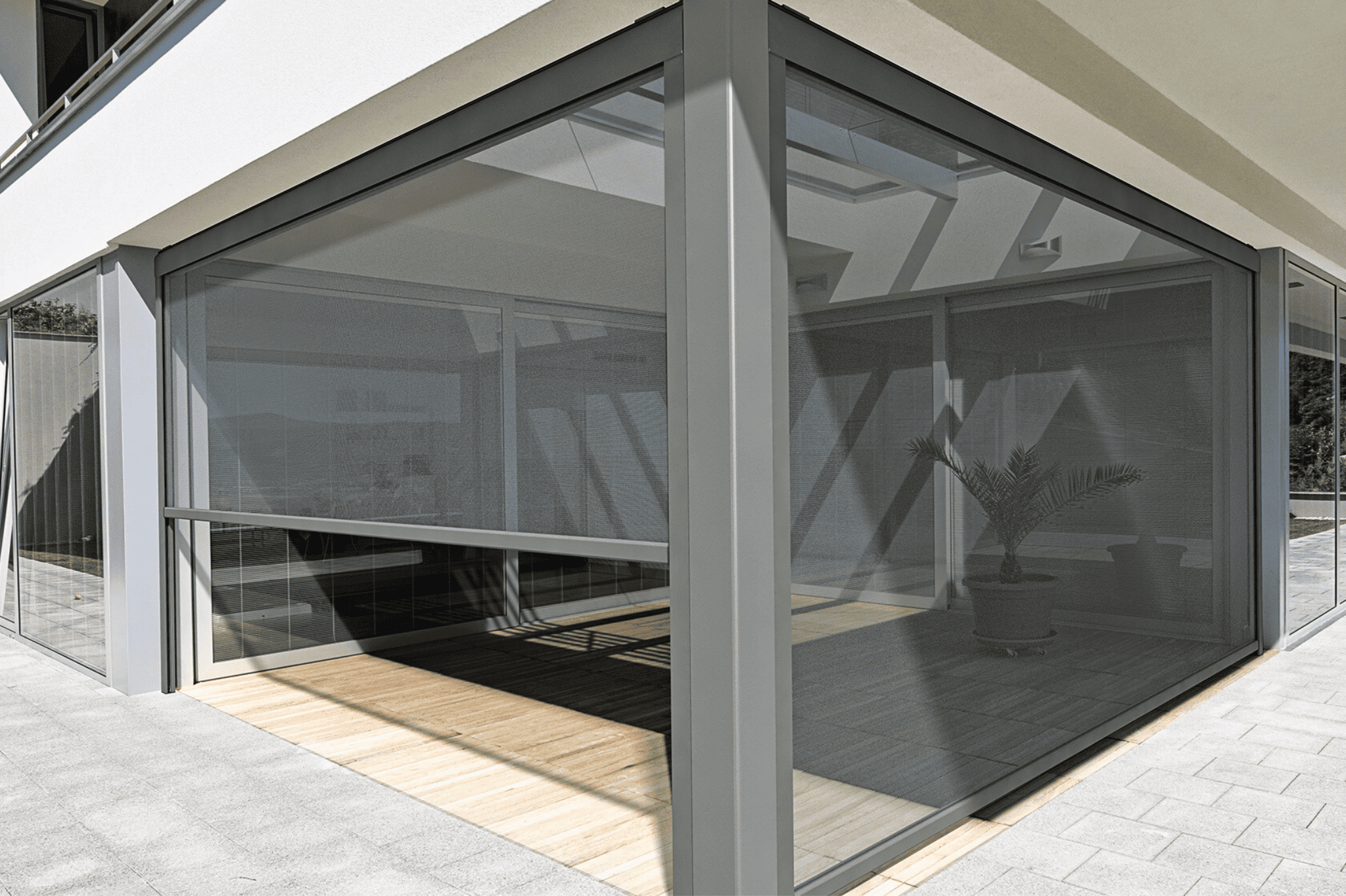 Galerie Moustiquaire DIPTERA enroulable motorisée