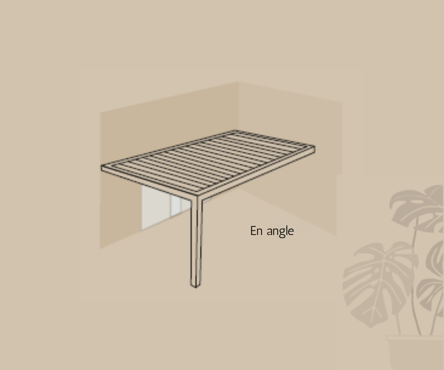 Pergola SUNWAY à lames fixes