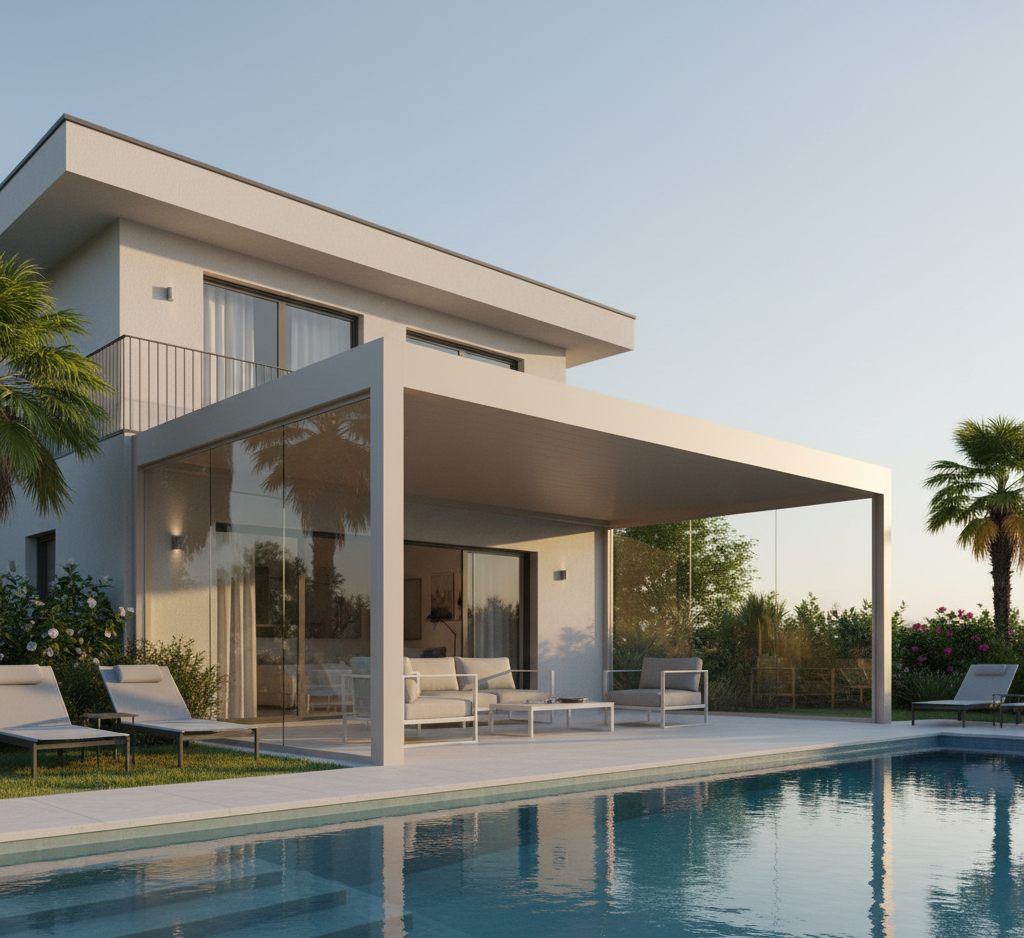 Pergola  SUNWAY à panneaux isolants